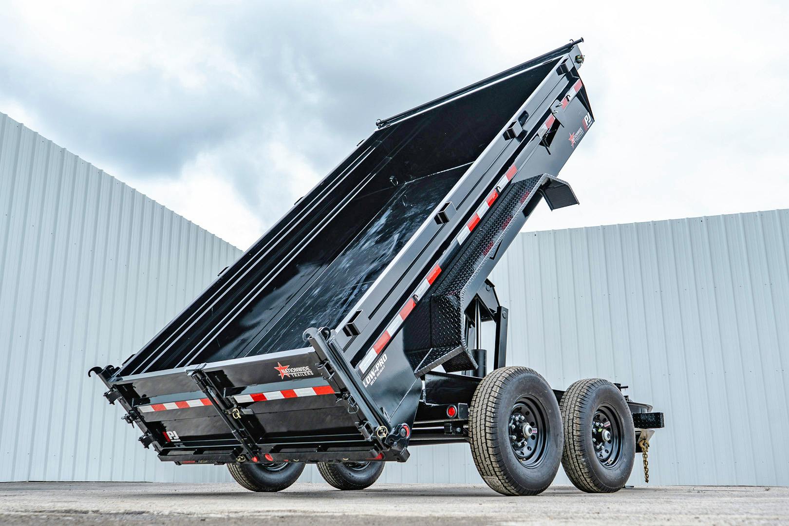 PJ Trailers 12'x83" Low Pro Dump Trailer w/ 2' Sides (DL) - Image 24