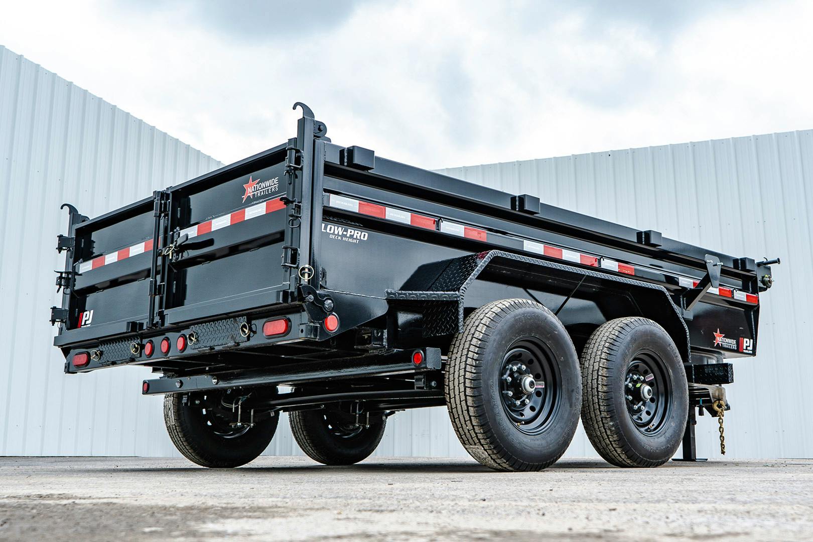 PJ Trailers 12'x83" Low Pro Dump Trailer w/ 2' Sides (DL) - Image 26