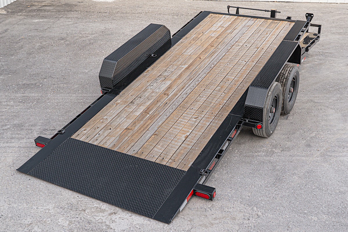 PJ Trailers 20'x82" 6" Channel Hydraulic Equipment Gravity Tilt Trailer (TJ) - Image 17