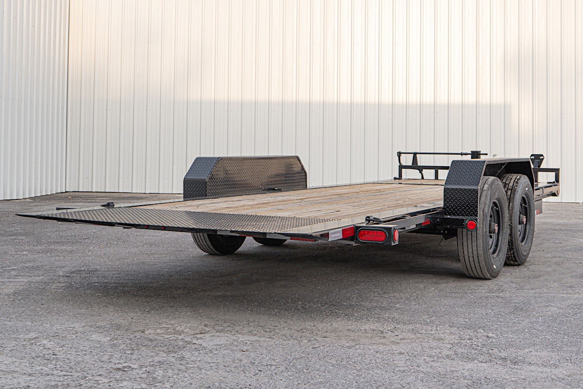 PJ Trailers 20'x82" 6" Channel Hydraulic Equipment Gravity Tilt Trailer (TJ) - Image 18