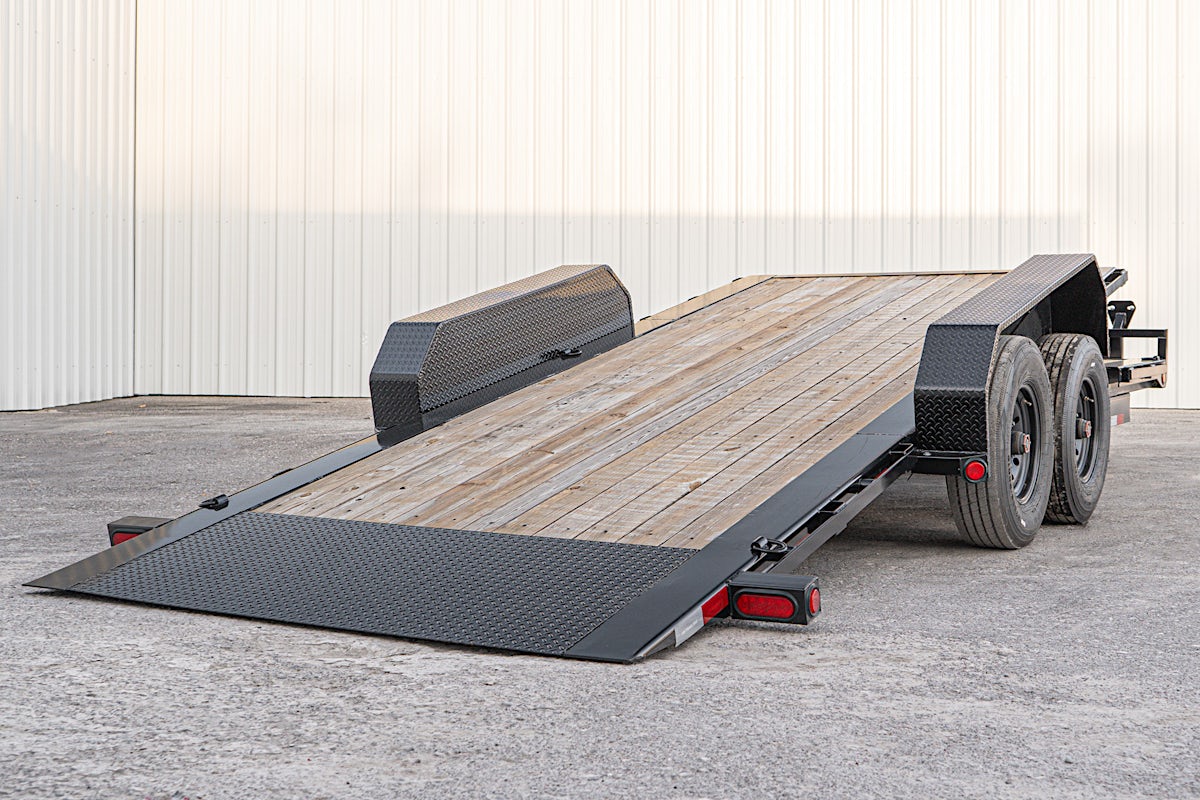 PJ Trailers 20'x82" 6" Channel Hydraulic Equipment Gravity Tilt Trailer (TJ) - Image 19