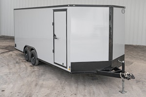 CellTech 8.5'x20' All-Steel Enclosed Cargo Trailer w/ Rear Ramp Door (C2)