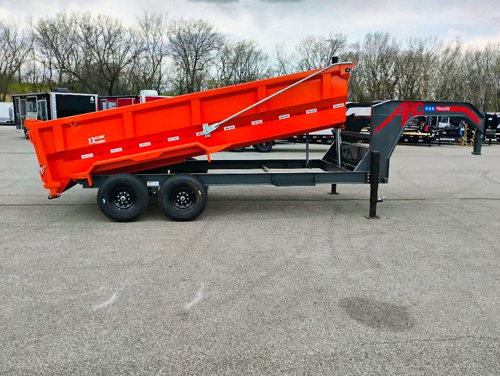 ARC Trailers 16'x83" Gooseneck Telescopic Dump Trailer w/ 3' Sides (GDT) - Stock #80935 - Image 2 of 8