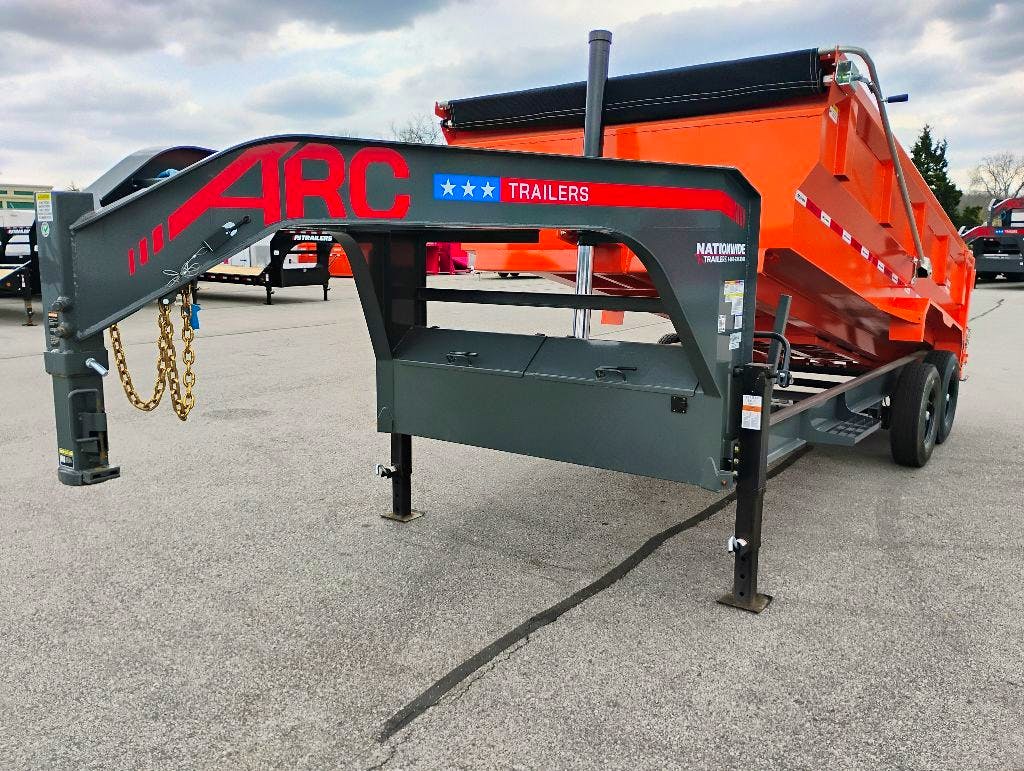 ARC Trailers 16'x83" Gooseneck Telescopic Dump Trailer w/ 3' Sides (GDT) - Stock #80935 - Image 6 of 8