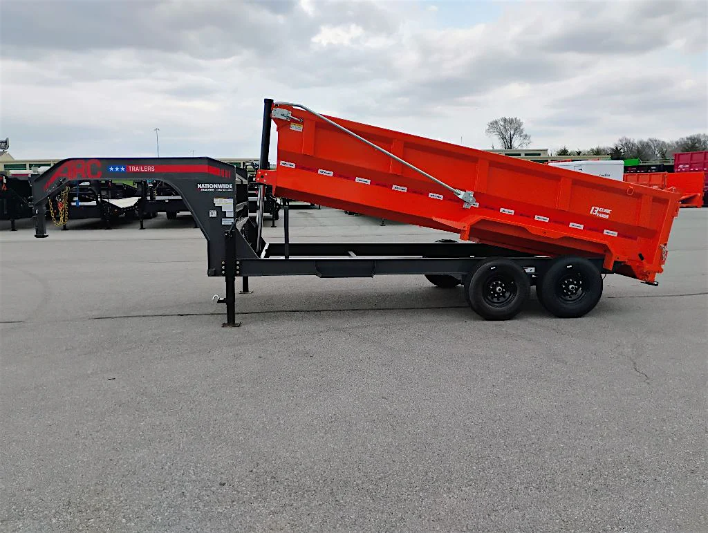 ARC Trailers 16'x83" Gooseneck Telescopic Dump Trailer w/ 3' Sides (GDT) - Stock #80935 - Image 7 of 8 ARC Trailers 16'x83" Gooseneck Telescopic Dump Trailer w/ 3' Sides (GDT) - Stock #80935 - Image 7 of 8