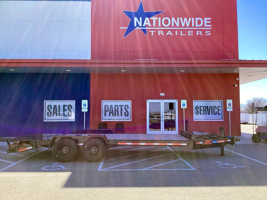 ARC Trailers 20'x83" HD Equipment Hauler w/ 4' Dovetail & Bigfoot Ramps (BEQ) - Stock #80937 - Image 5 of 5