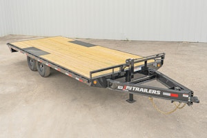 PJ Trailers 20'x102" 8" I-Beam Deckover Flatbed Trailer (F8)
