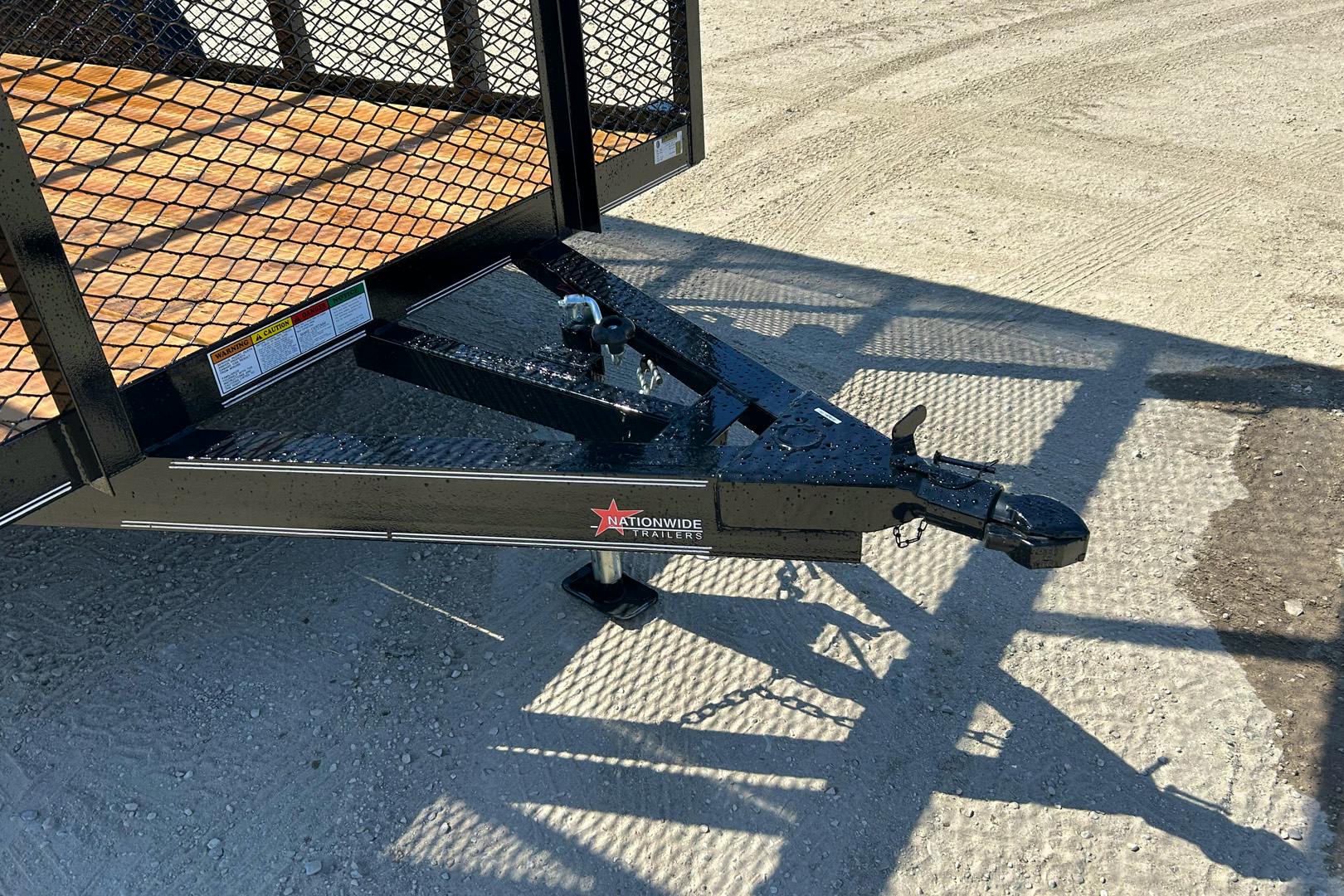 Texas Bragg 16'x77" Landscape Trash Trailer w/ Tandem Axle (LT) - Stock #81010 - Image 7 of 7