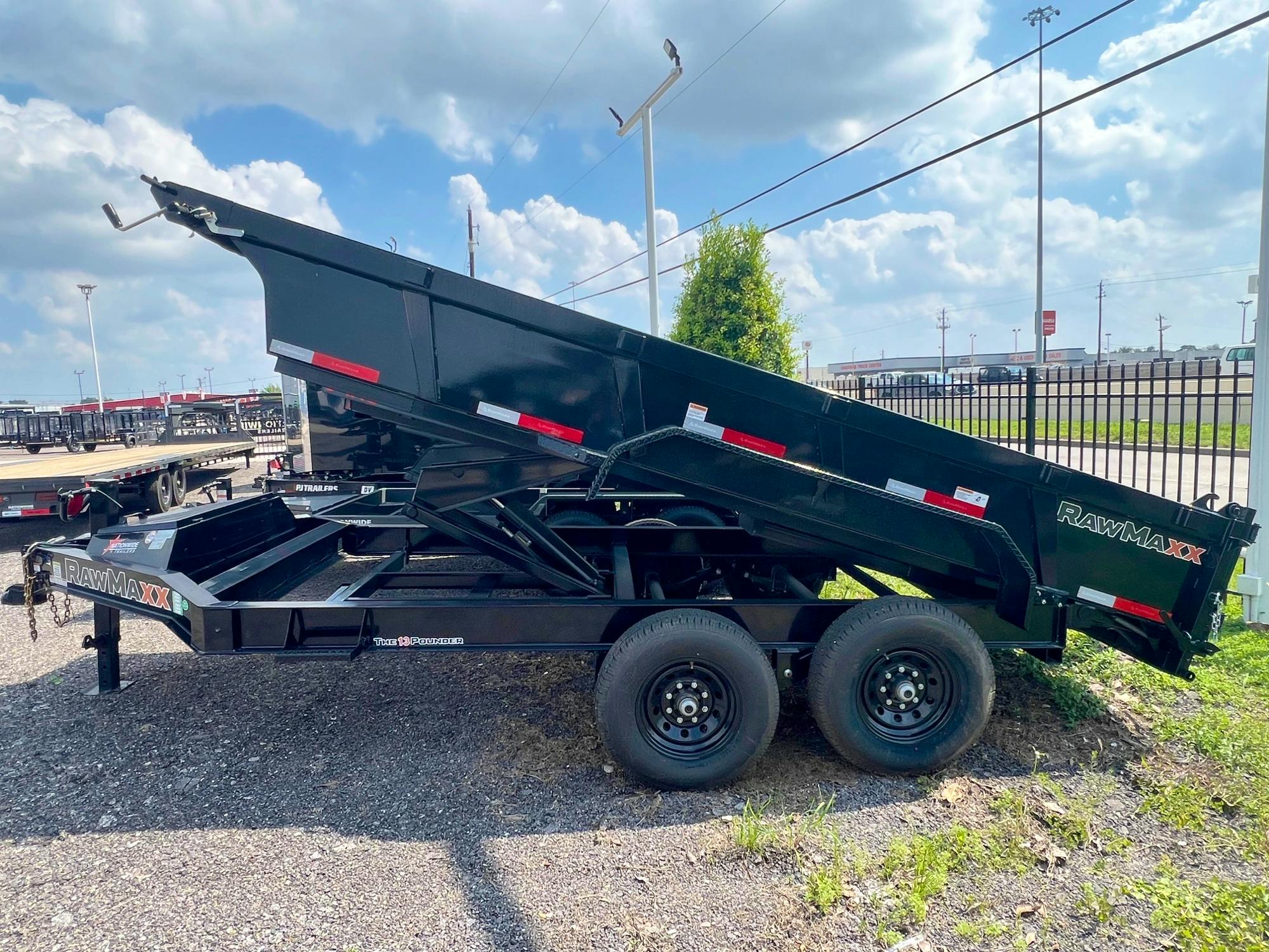 RawMaxx 14'x83" LPX Telescopic Dump Trailer (LPX)