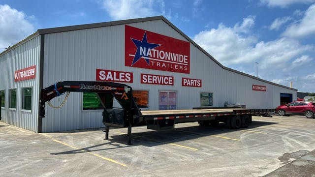 RawMaxx 40'x102" Tilt Shipping Container Trailer w/ Duals (TC) - Image 1