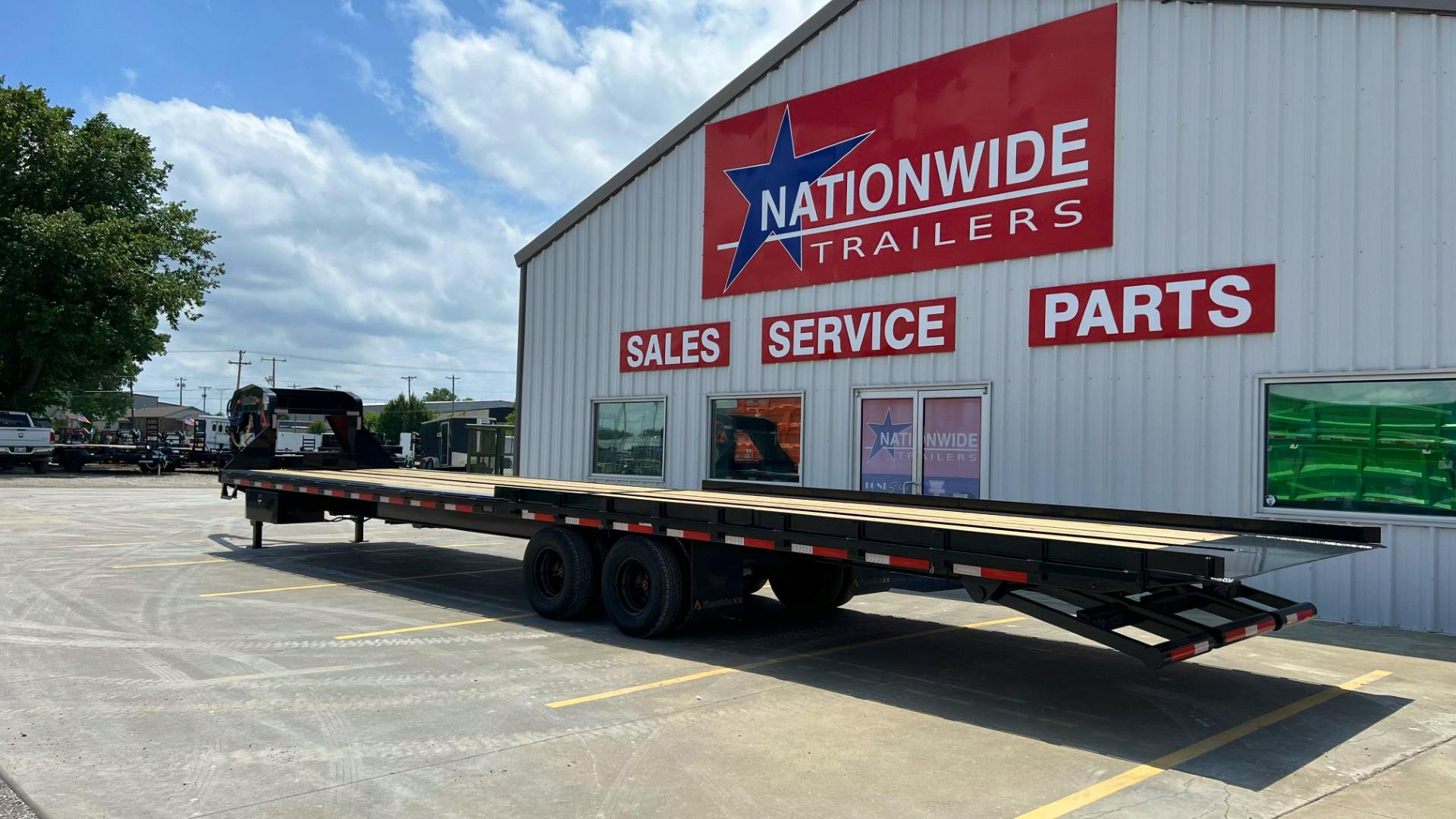 RawMaxx 40'x102" Tilt Shipping Container Trailer w/ Duals (TC) - Image 3