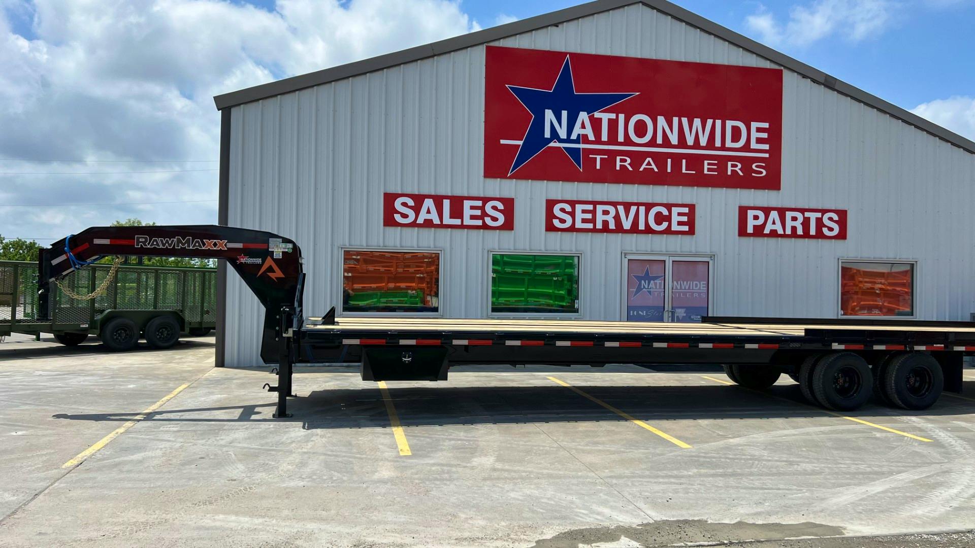 RawMaxx 40'x102" Tilt Shipping Container Trailer w/ Duals (TC) - Image 5