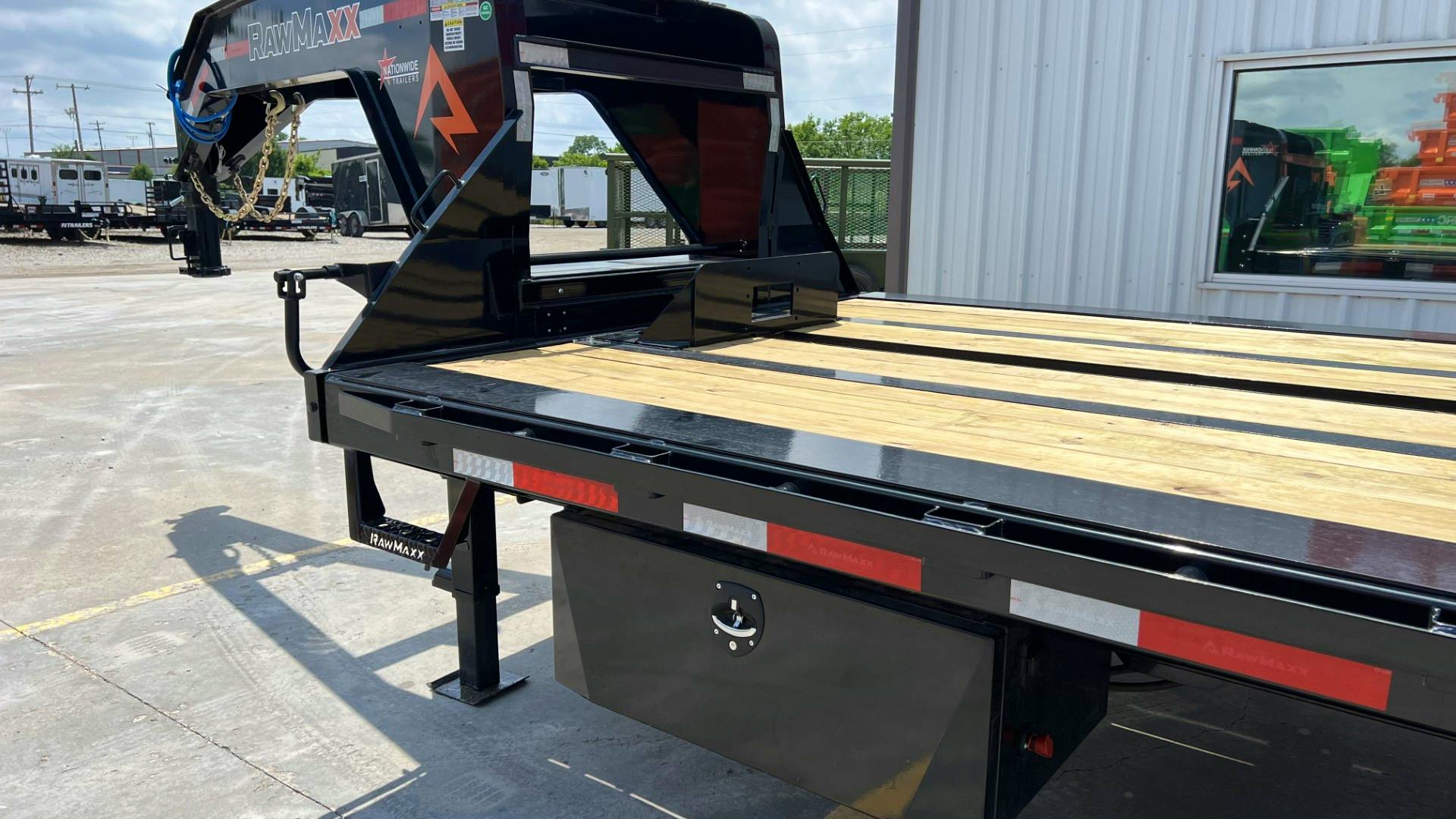 RawMaxx 40'x102" Tilt Shipping Container Trailer w/ Duals (TC) - Image 7