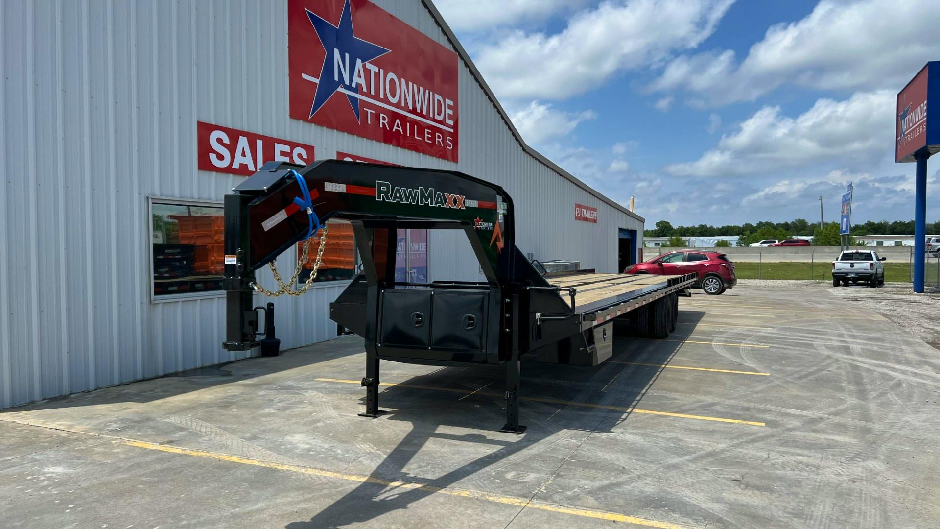 RawMaxx 40'x102" Tilt Shipping Container Trailer w/ Duals (TC) - Image 9