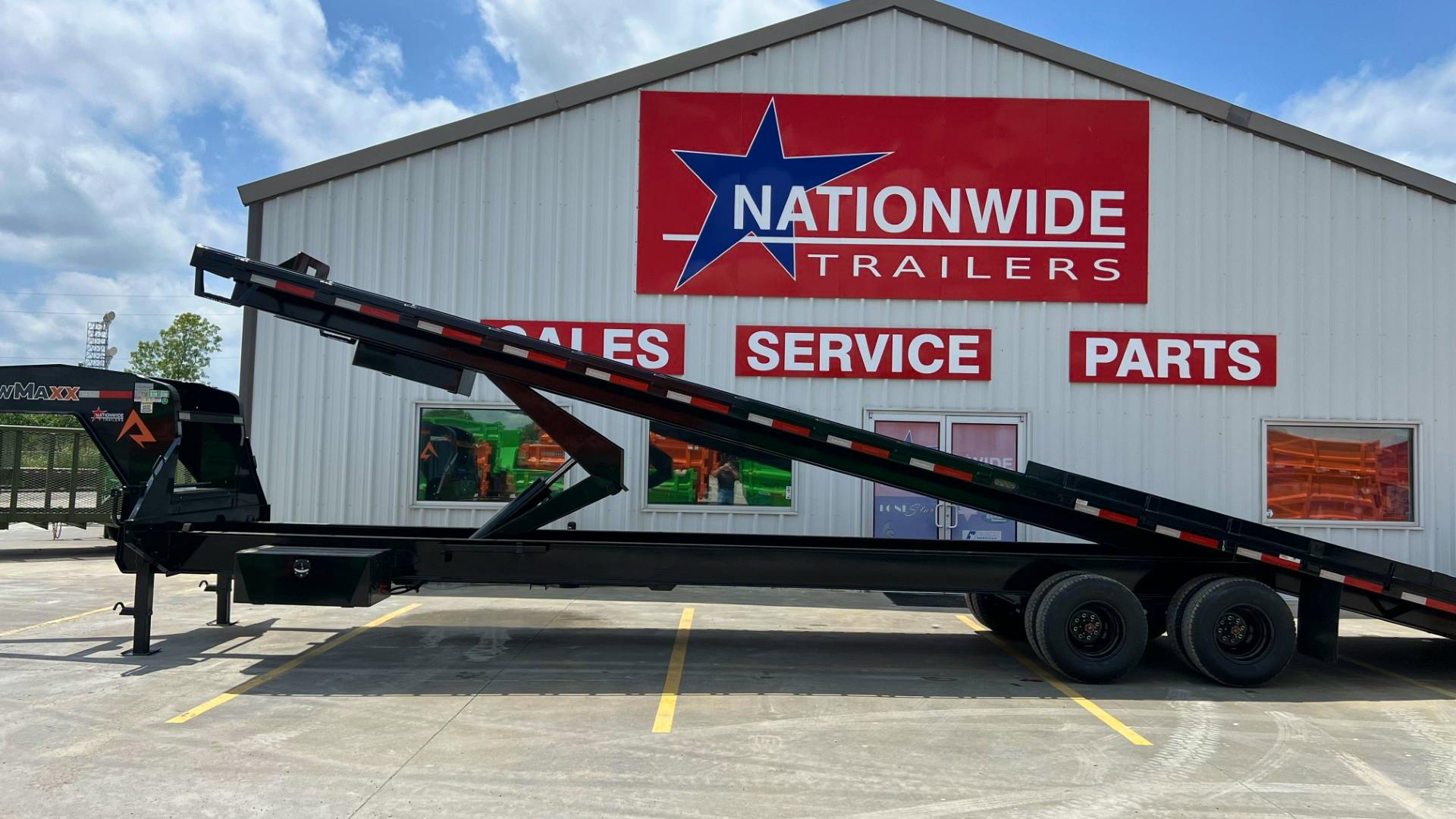 RawMaxx 40'x102" Tilt Shipping Container Trailer w/ Duals (TC) - Image 11