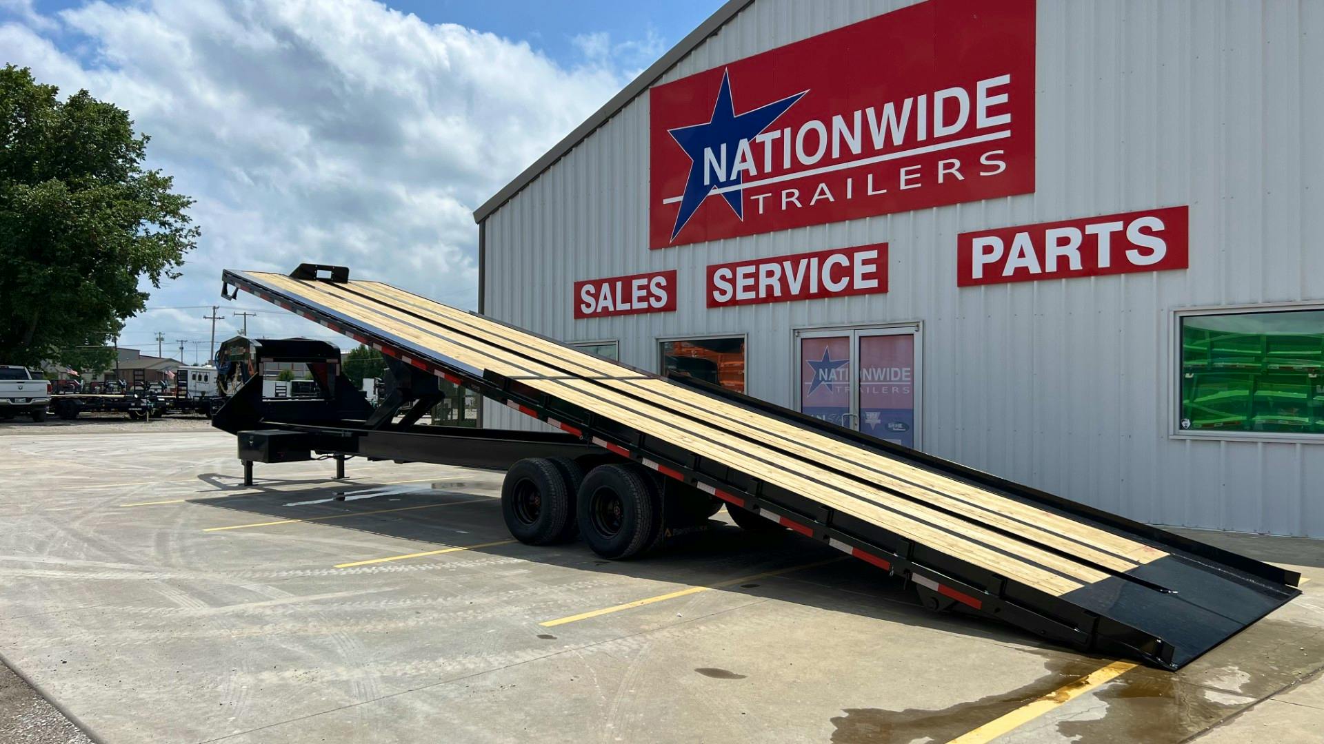 RawMaxx 40'x102" Tilt Shipping Container Trailer w/ Duals (TC) - Image 12