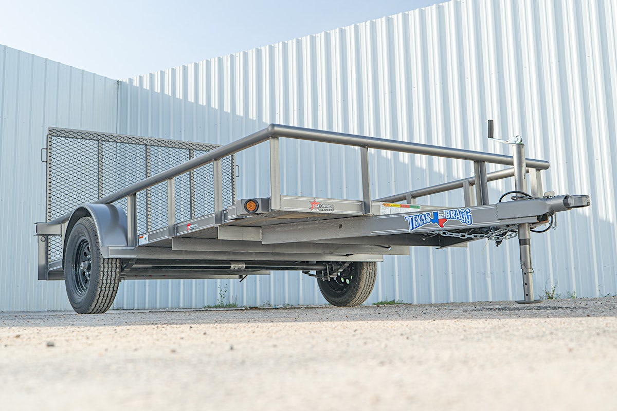 Texas Bragg 12'x77" Utility Trailer w/ 4' Gate (U2) - Image 3