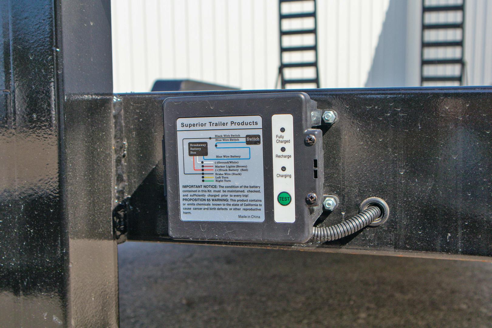 LoneStar 20'x83" Equipment Trailer w/ Stand-Up Ramps - Stock #81112 - Image 9 of 13