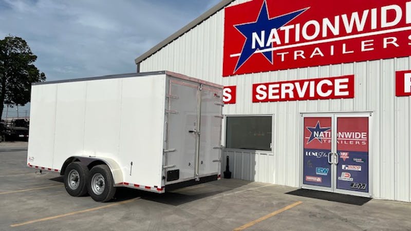 Spartan 7ftx16ft Enclosed Cargo Trailer w  Rear Barn Doors  C2