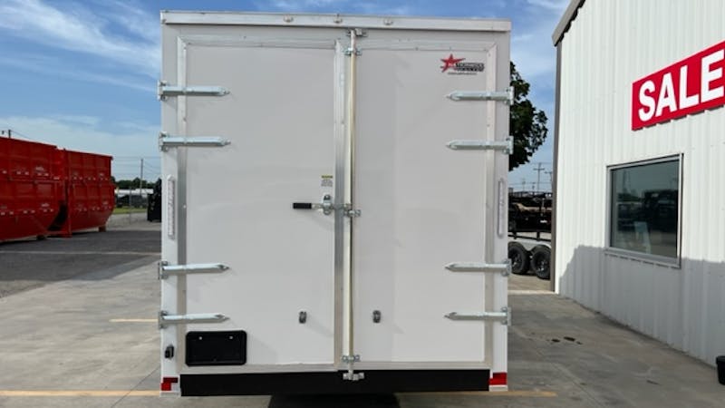 Spartan 7ftx16ft Enclosed Cargo Trailer w  Rear Barn Doors  C2