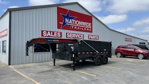 ARC Trailers 14'x83" Gooseneck Telescopic Dump Trailer w/ 4' Sides (GDT)
