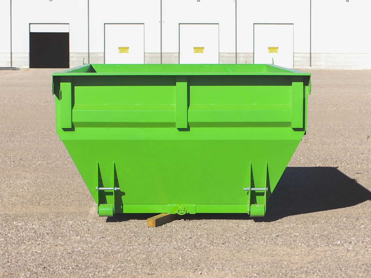 ARC Trailers 14' 14YD Steel Dumpster Bin w/ 4' Sides - Image 9
