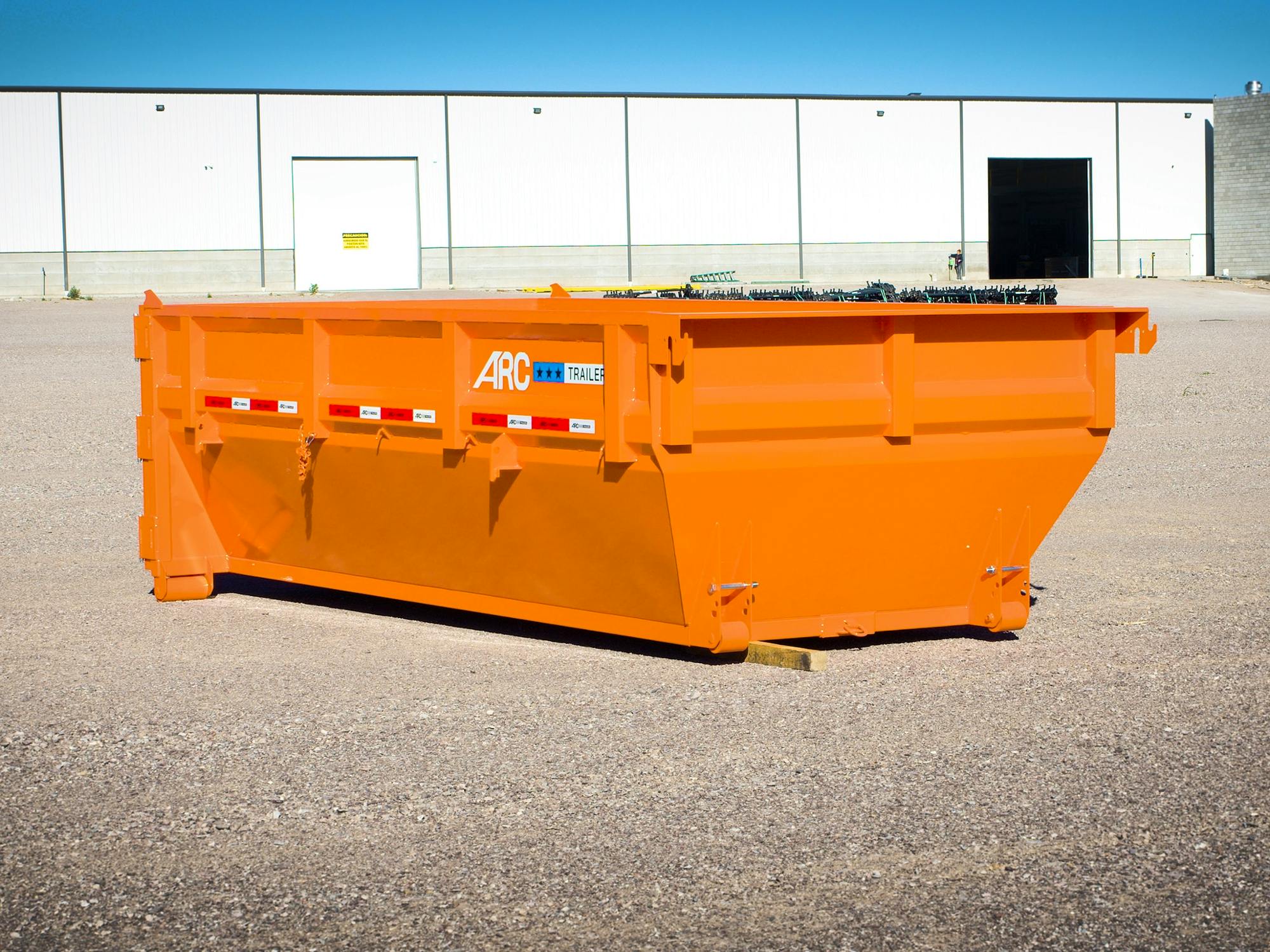 ARC Trailers 14' 14YD Steel Dumpster Bin w/ 4' Sides
