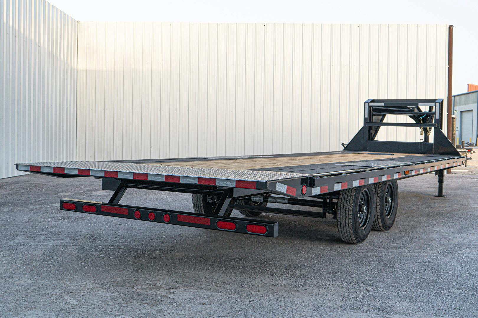 PJ Trailers 26'x102" Gooseneck Deckover Power Tilt Trailer (T8) - Image 20