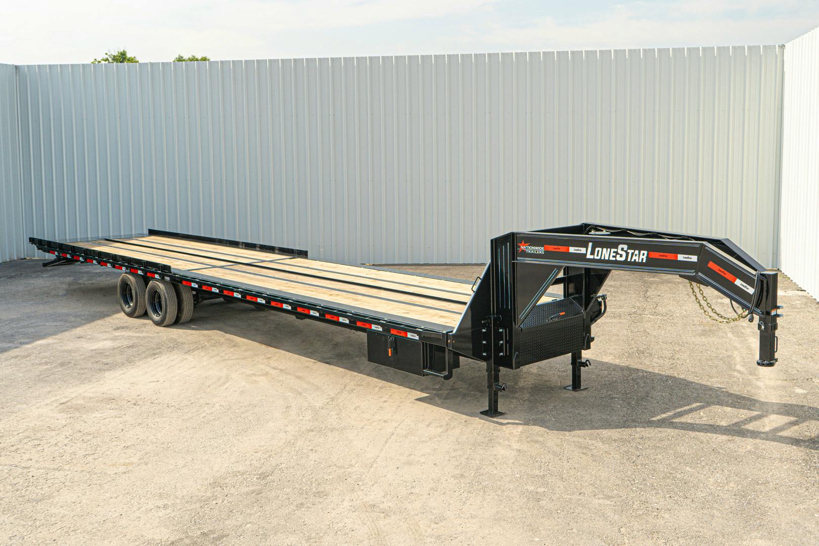 LoneStar 40'x102" Tilt Shipping Container Trailer w/ Duals (TC) - Image 2