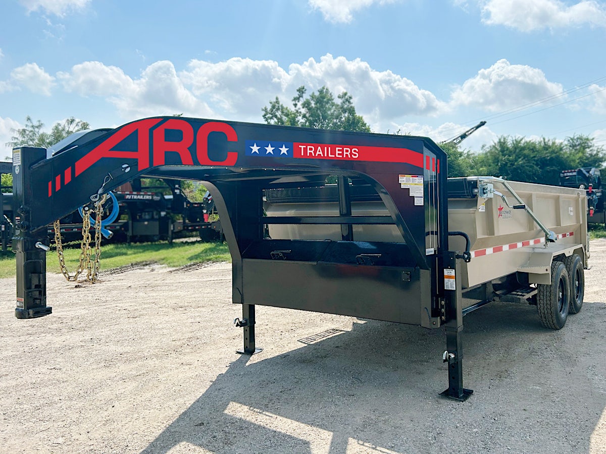ARC Trailers 14'x83" Gooseneck Telescopic Dump Trailer w/ 3' Sides (GDT) - Image 1