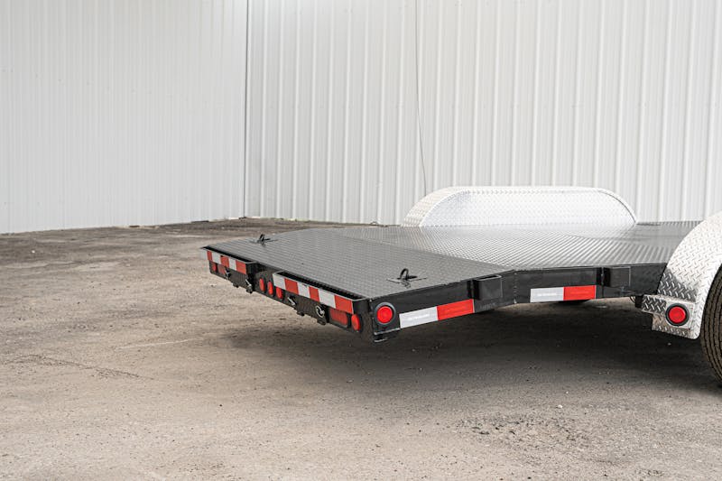 PJ Trailers 18ftx83in 5in Channel Car Trailer w  Steel Deck  C5