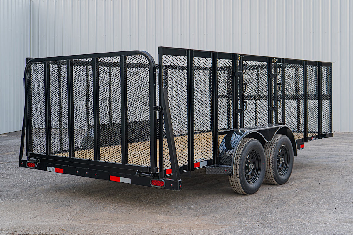 X-ON 16'x83" Landscape Trailer w/ 4' Sides & 4' Gate (L2) - Image 16
