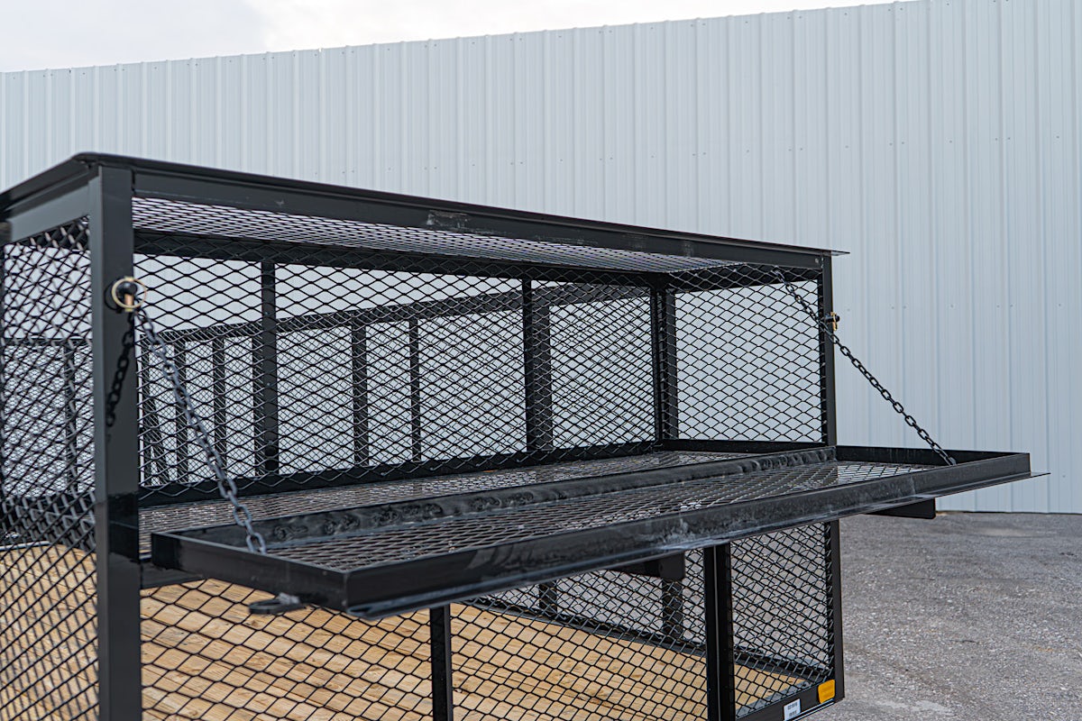 X-ON 16'x83" Landscape Trailer w/ 4' Sides & 4' Gate (L2) - Image 8