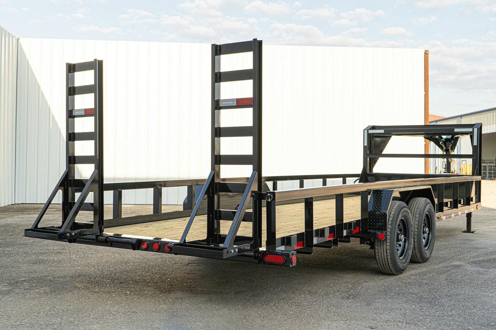 PJ Trailers 24'x83" Gooseneck Angle Pipetop Equipment Trailer (P8) - Image 16