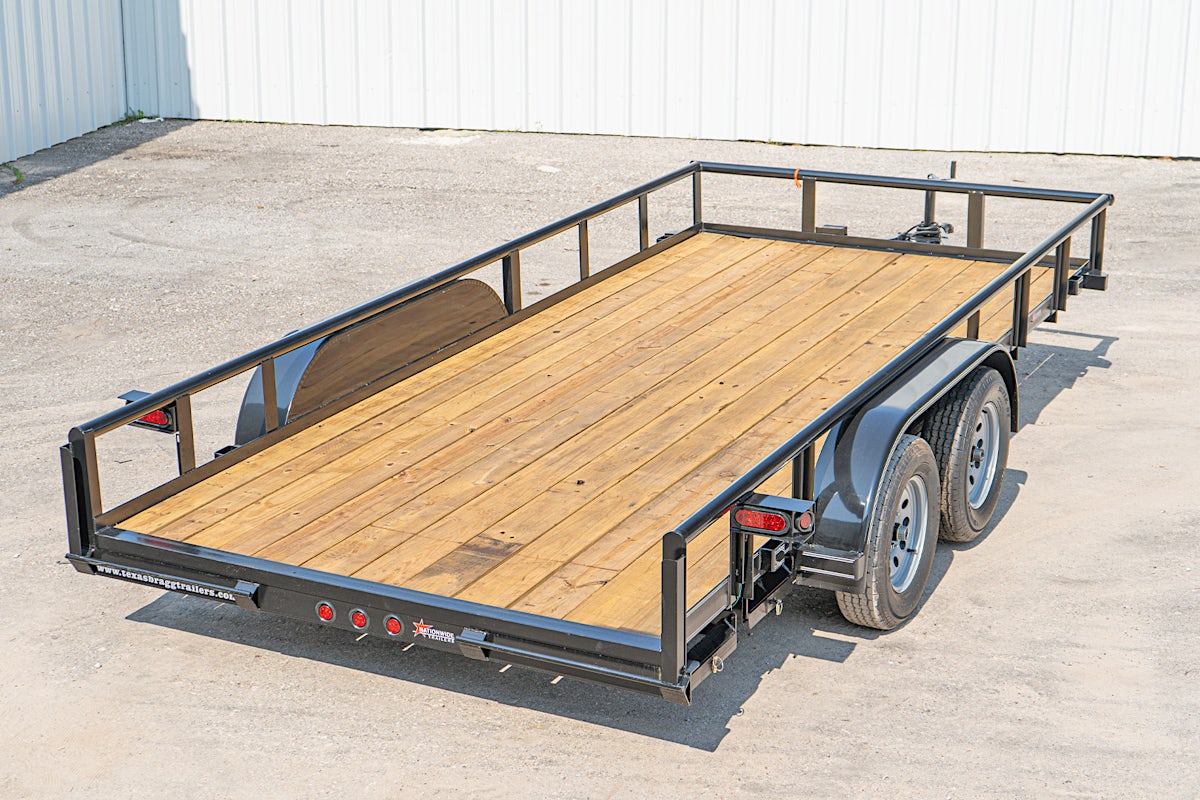 Texas Bragg 16'x77" Utility Trailer (U2) - Image 9