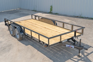 Texas Bragg 16'x77" Utility Trailer (U2)