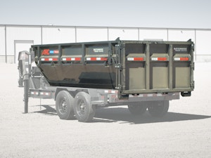 ARC Trailers 14' 14YD Steel Dumpster Bin w/ 4' Sides