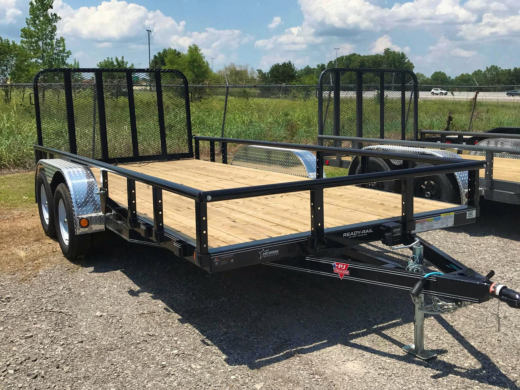 PJ Trailers 22'x83" Tandem Axle 4" Channel Utility Trailer (UL) - Image 3