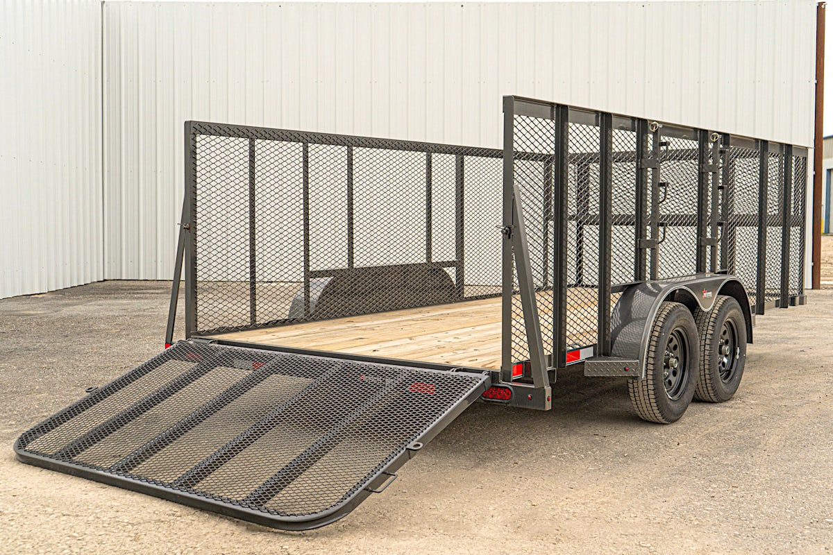X-ON 16'x83" Landscape Trailer w/ 4' Sides & 4' Gate (L2) - Image 16
