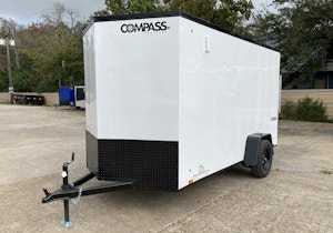 Compass 5'x10' Enclosed Cargo Trailer w/ Rear Ramp Door (C1)