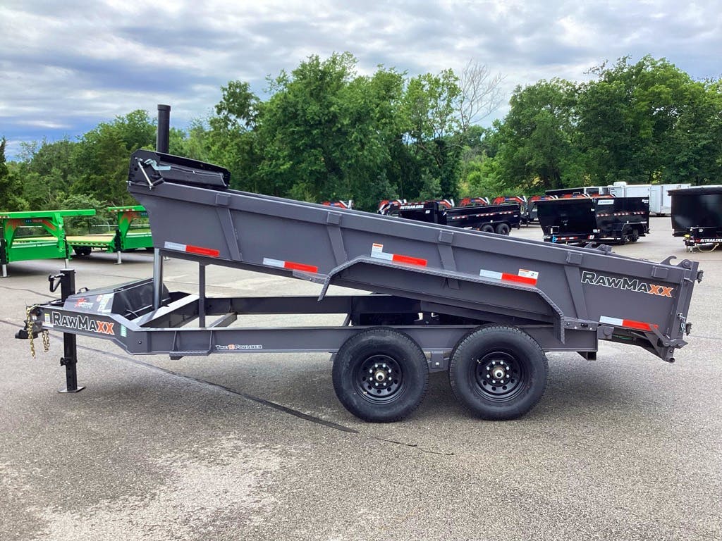 RawMaxx 14'x83" Telescopic Dump Trailer (LPX) - Stock #81686 - Image 3 of 5