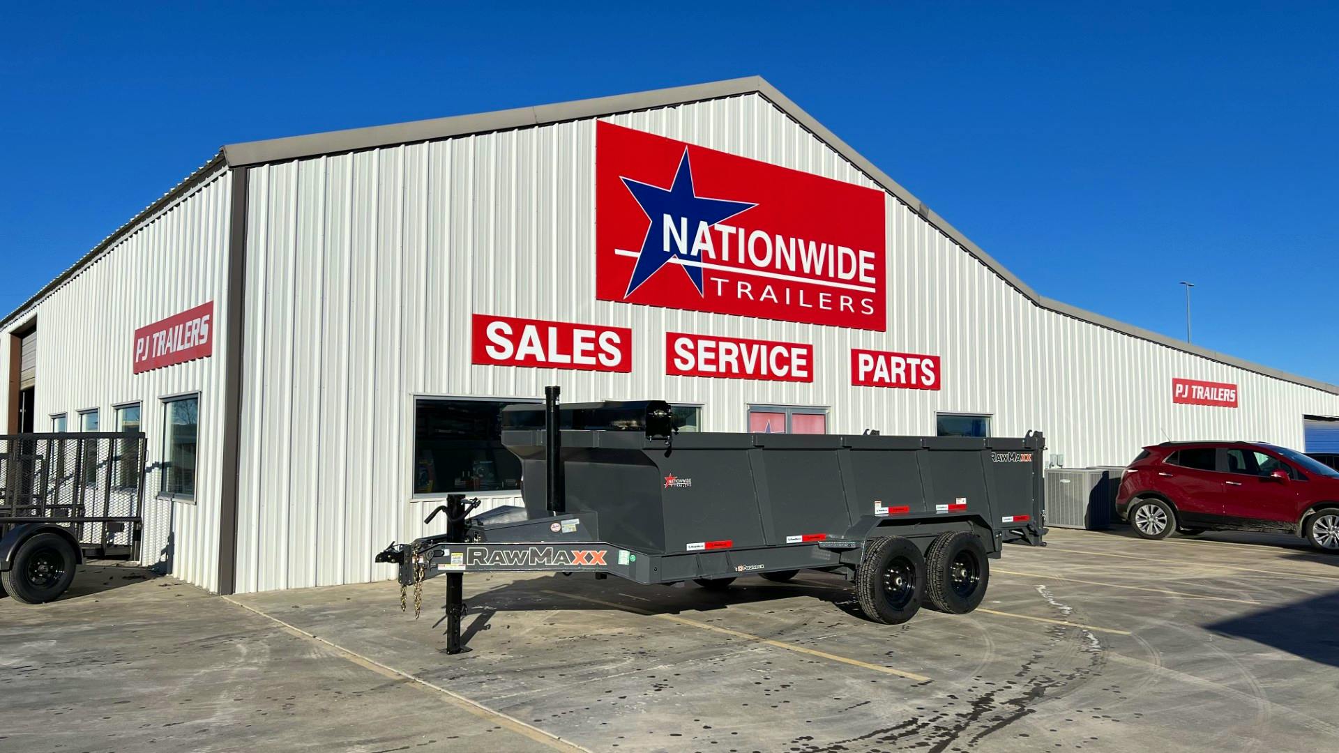 RawMaxx 16'x83" LPX Telescopic Dump Trailer (LPX) - Image 1