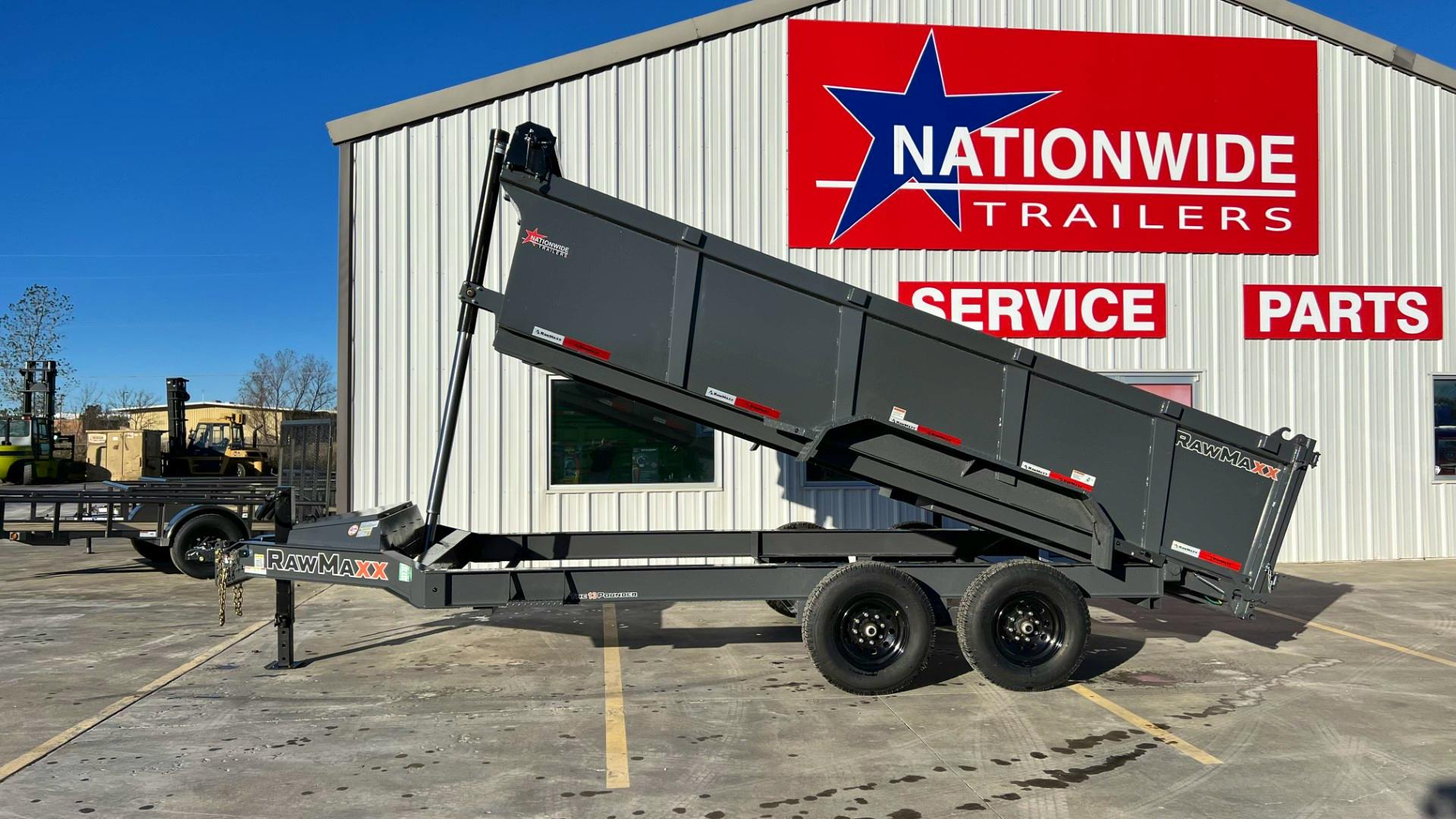 RawMaxx 16'x83" LPX Telescopic Dump Trailer (LPX) - Image 5