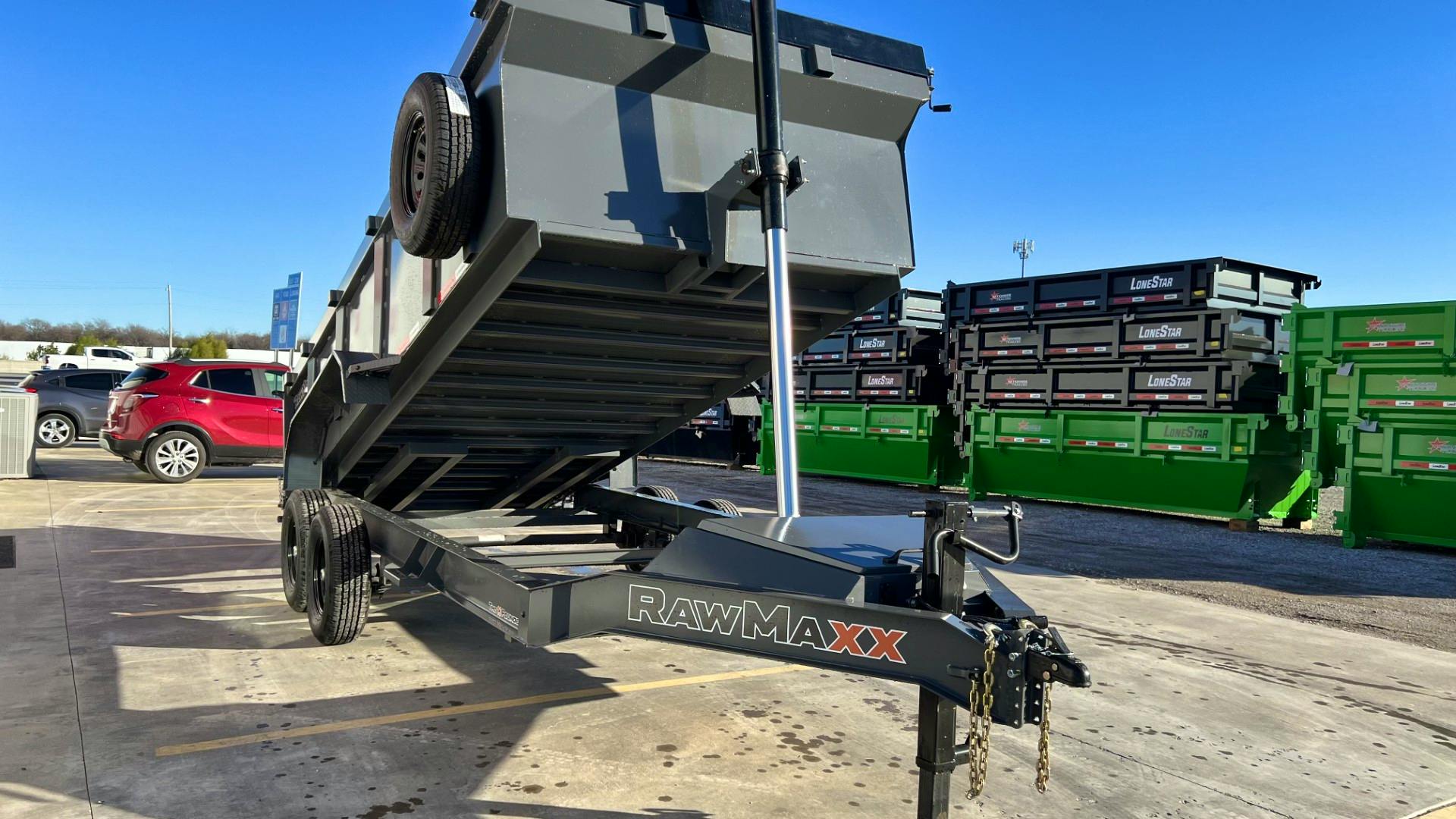 RawMaxx 16'x83" LPX Telescopic Dump Trailer (LPX) - Image 6