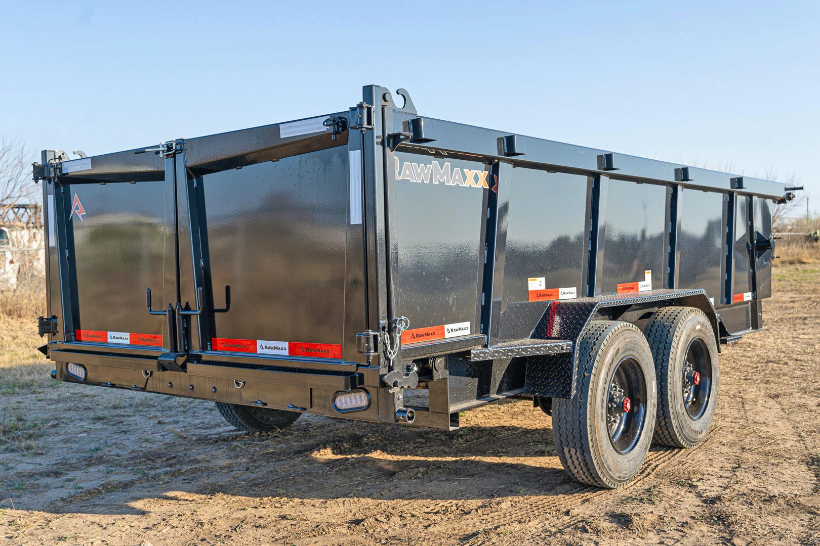 RawMaxx 16'x83" 20k Bumper Pull Dump Trailer (LTX) - Image 13