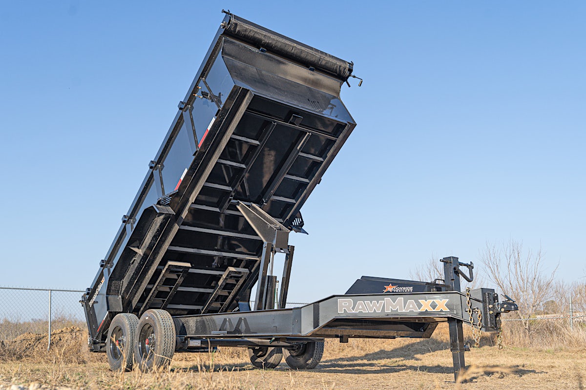 RawMaxx 16'x83" 20k Bumper Pull Dump Trailer (LTX) - Image 3