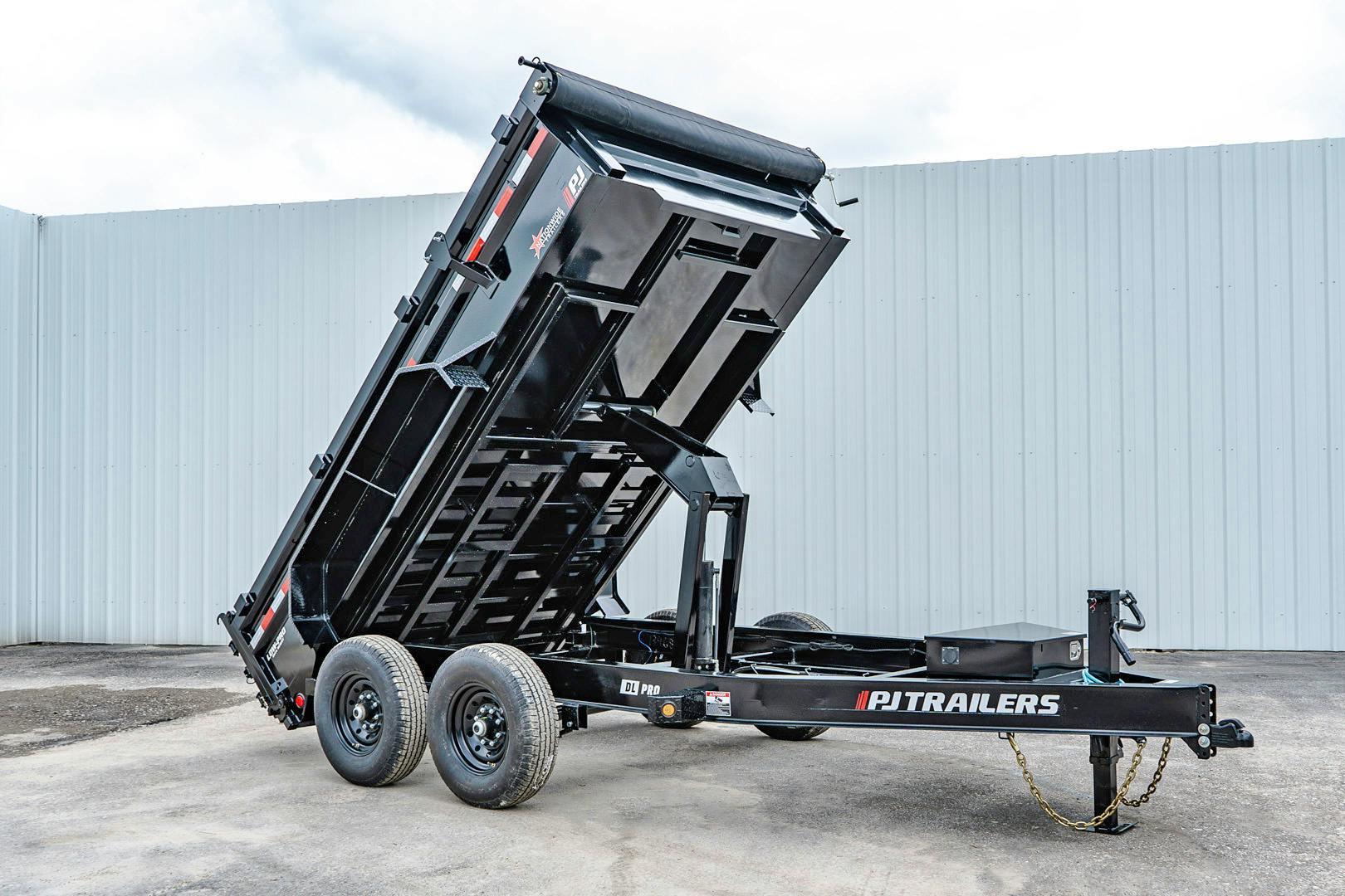 PJ Trailers 12'x83" Low Pro Dump Trailer w/ 2' Sides (DL) - Image 1