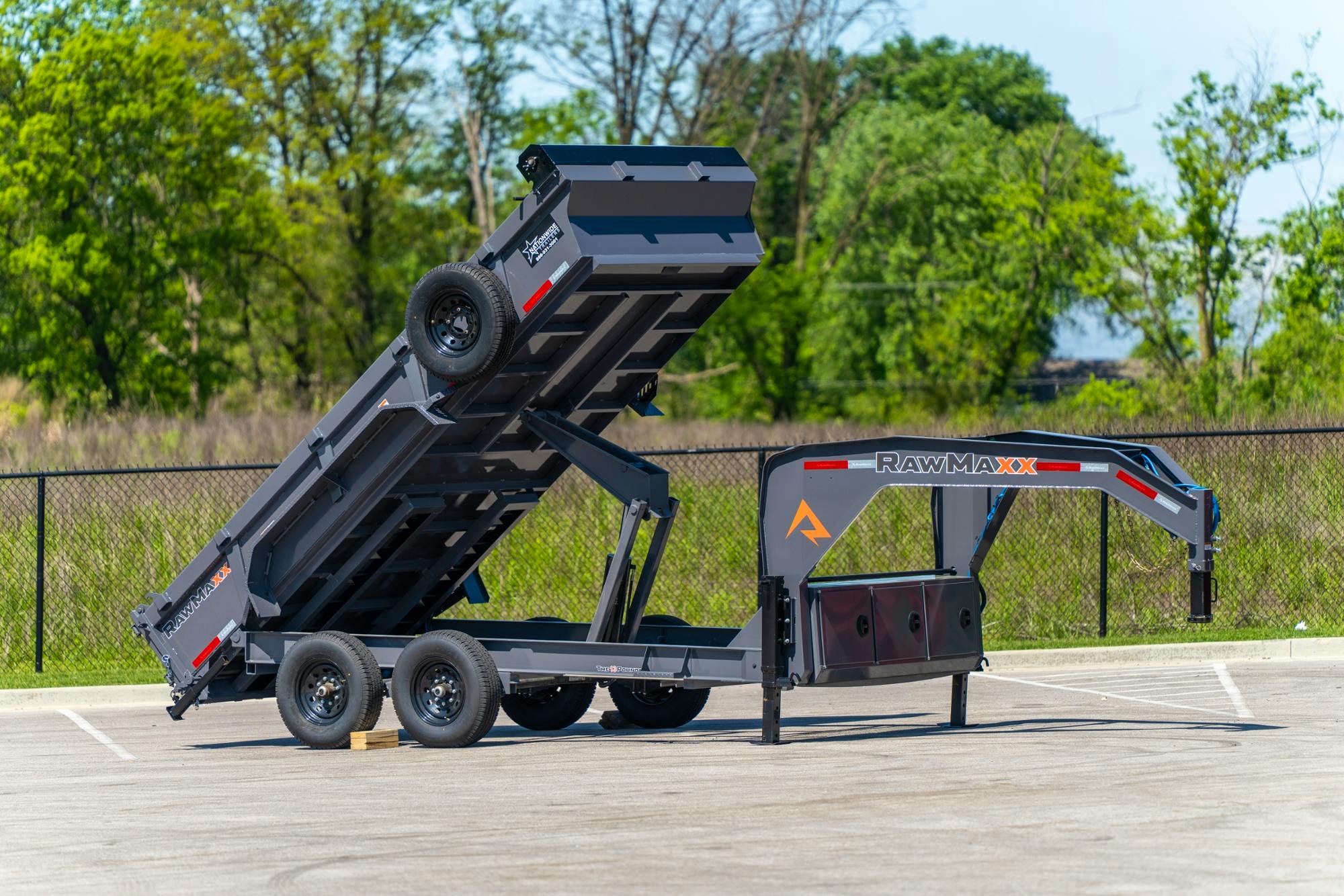 RawMaxx 14'x83 LPX Gooseneck Dump Trailer (LPX GN)