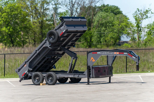 RawMaxx 14'x83 LPX Gooseneck Dump Trailer (LPX GN)