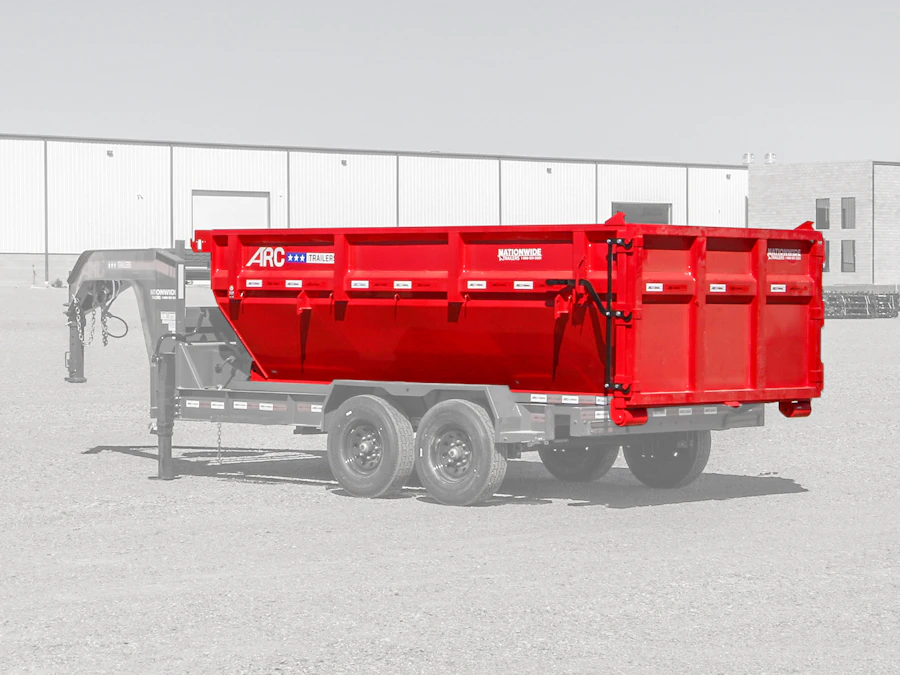 Roll-off dump bin